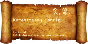 Keresztessy Martin névjegykártya
